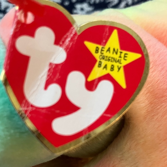 VINTAGE TY SAMMY BEANIE BABIES Bear  1999 PE JUNE 21 1998 - Picture 4 of 12